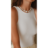 DONNI. The Rib Tank Powder / S Shirts & Tops Parts and Labour Hood River Oregon Clothing Store
