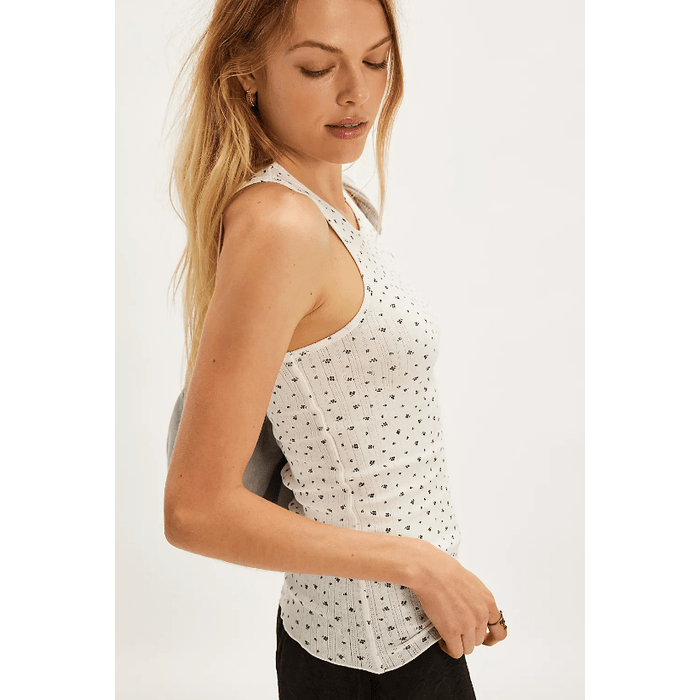 Free People Fresh In Love Printed Tank Shirts & Tops Parts and Labour Hood River Oregon Clothing Store