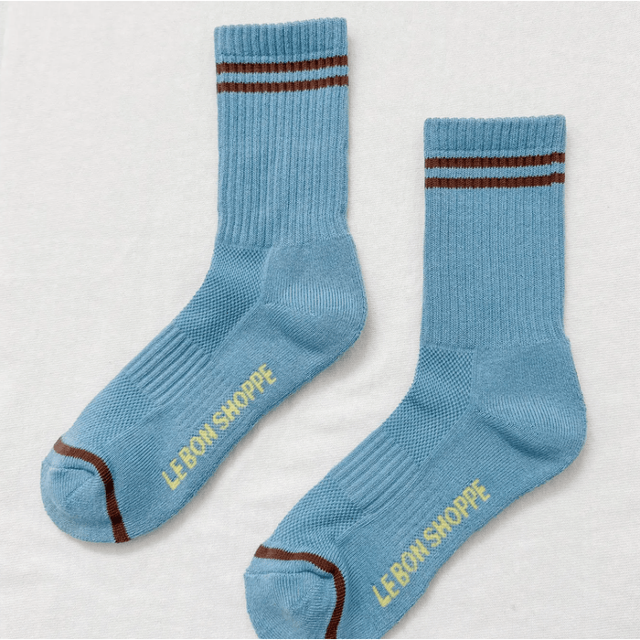 Le Bon Shoppe Boyfriend Socks - Assorted colors Powder Blue / ONESIZE Accessories Parts and Labour Hood River Oregon Clothing Store