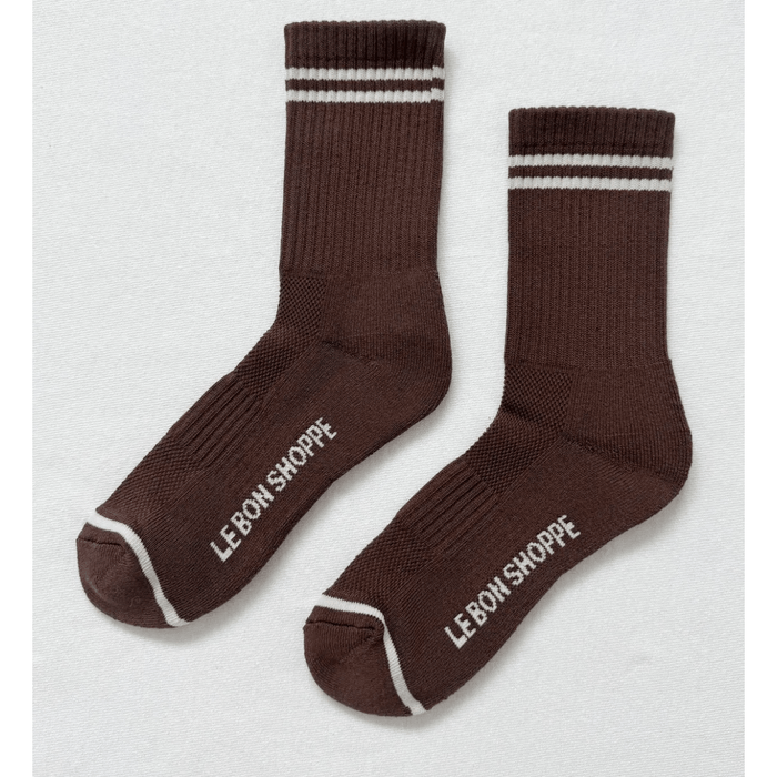 Le Bon Shoppe Boyfriend Socks - Assorted colors Wood / ONESIZE Accessories Parts and Labour Hood River Oregon Clothing Store