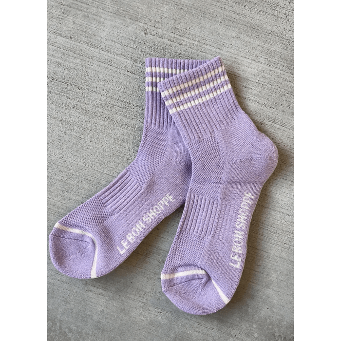 Le Bon Shoppe Girlfriend Socks - Assorted Colors Iris / One Size Accessories Parts and Labour Hood River Oregon Clothing Store