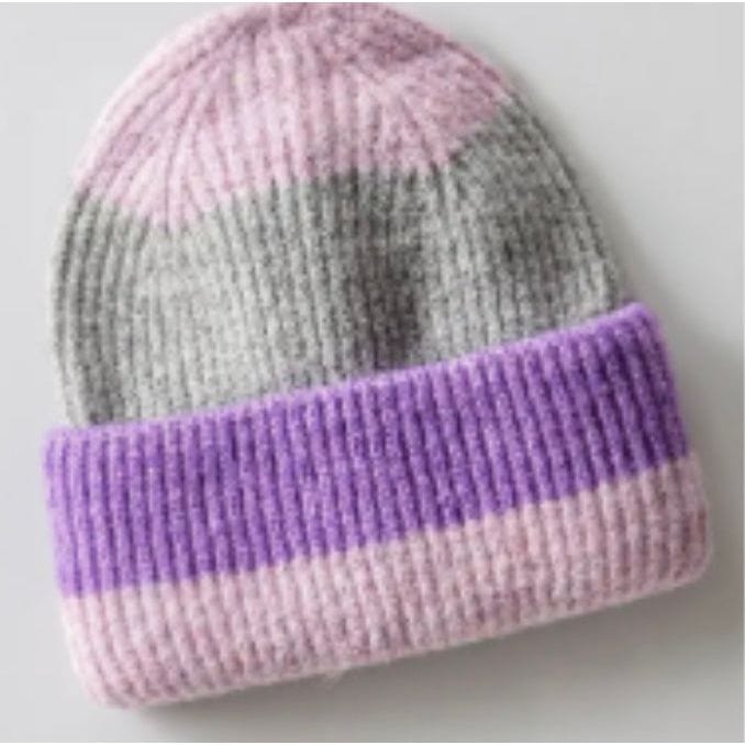 Urban Daizy Striped Rib Beanie Hats Parts and Labour Hood River Oregon Clothing Store